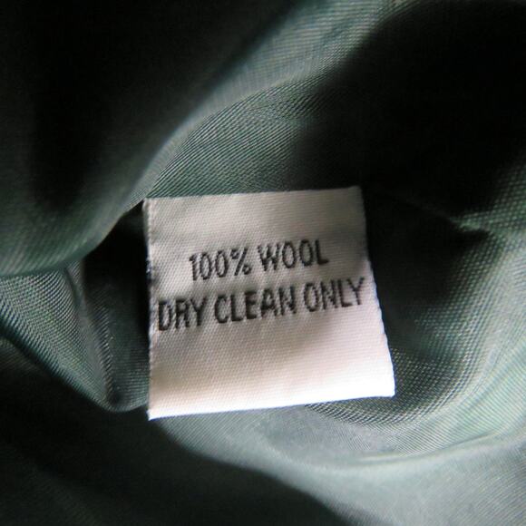 1990s Vintage Talbots Emerald Green Blazer Jacker Size 8 Medium - Picture 4 of 5